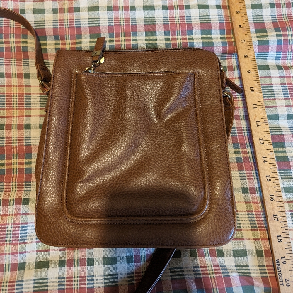 Relic brown shoulder crossbody bag purse - Picture 2 of 11